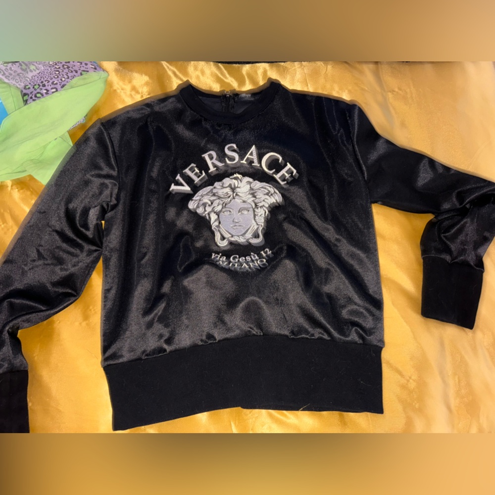 Versace Medusa Embroidered Sweatshirt